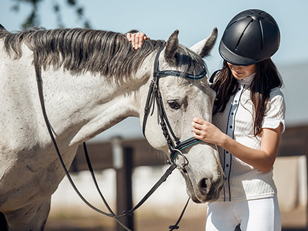 Teen Girl with Horse